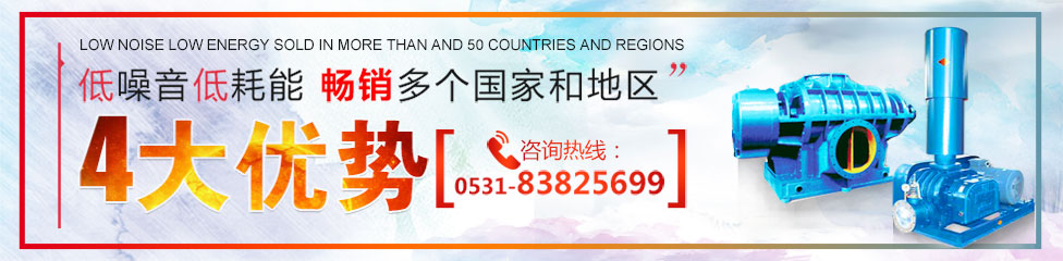羅茨風(fēng)機(jī)、三葉羅茨鼓風(fēng)機(jī)、回轉(zhuǎn)式鼓風(fēng)機(jī)，低噪音低能耗，暢銷(xiāo)多個(gè)國(guó)家和地區(qū)